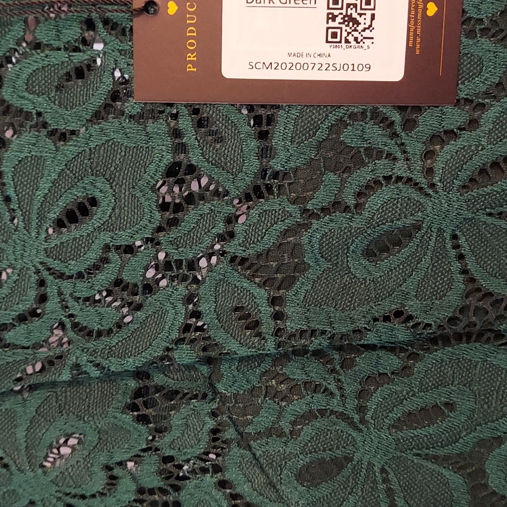 NWT MissMay Retro Dress Dark Green Size Small - Picture 4 of 7